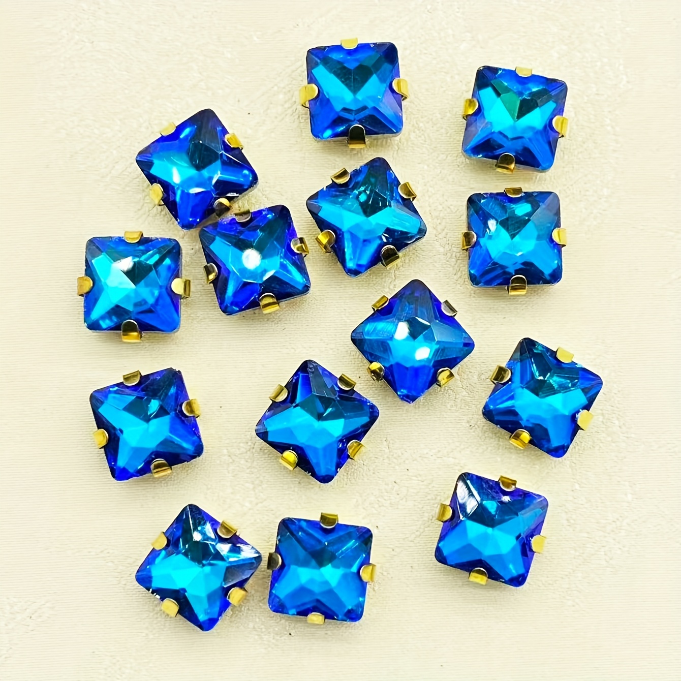 Square Rhinestones Hand Sewing Beads